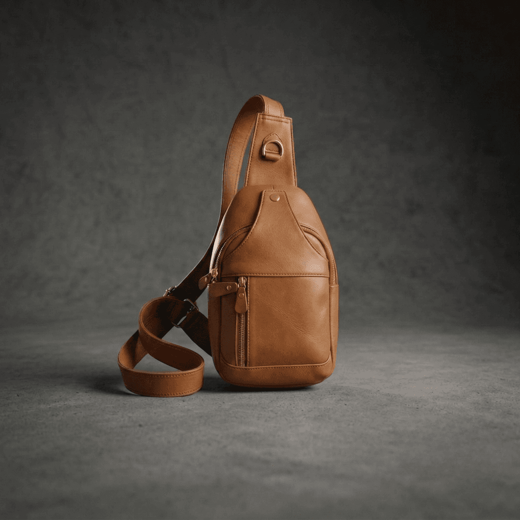 Detail of genuine cow leather texture